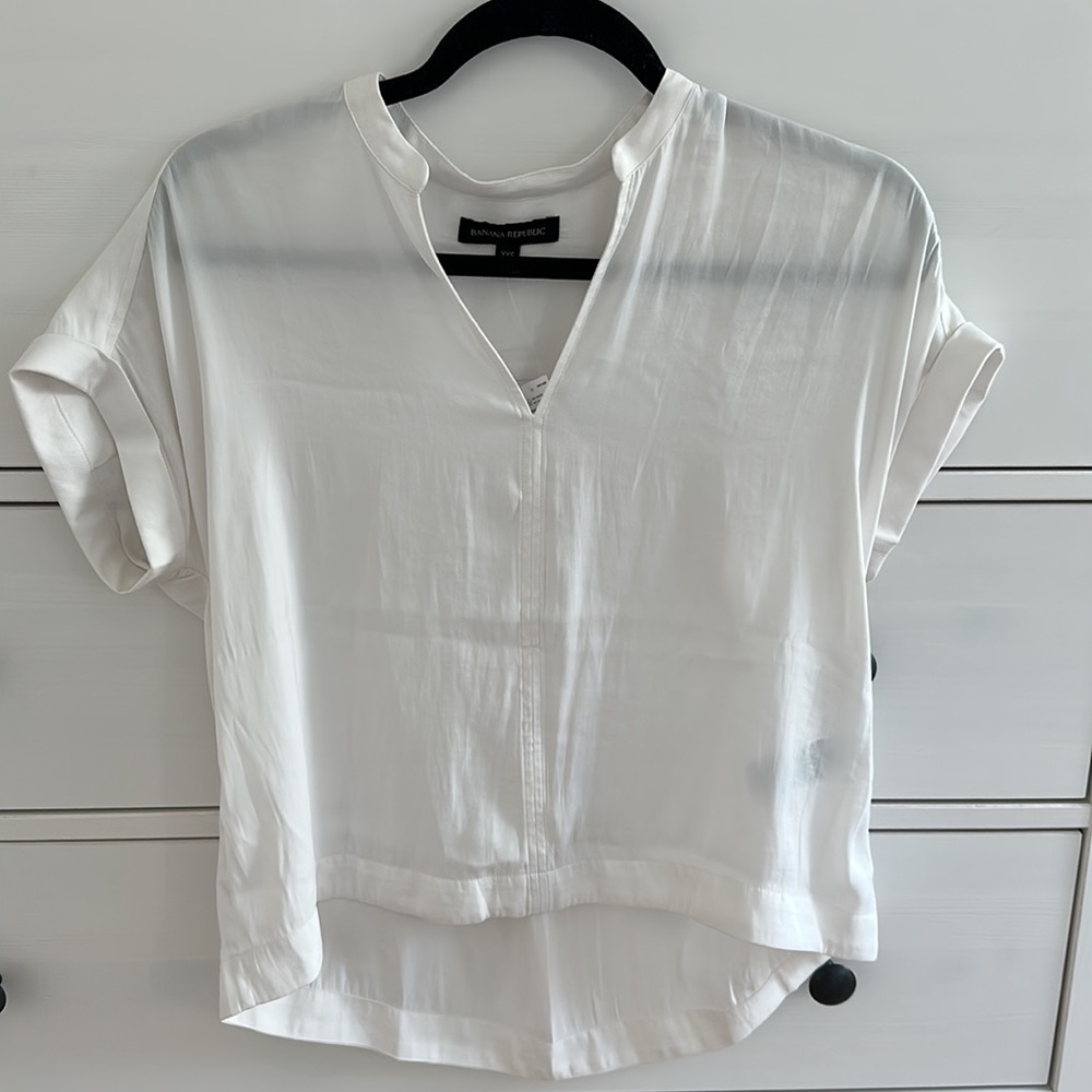 White Banana Republic Top NWT